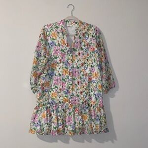 Fate Multicolor Floral Dress